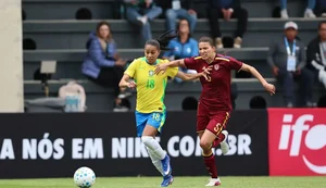 Seleção feminina perde de 2x1 para a Venezuela em amistoso