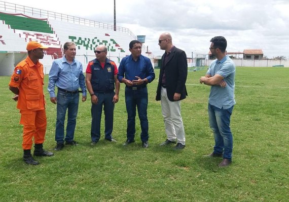 Corpo de Bombeiros libera Estádio Juca Sampaio para o clássico CSE x ASA