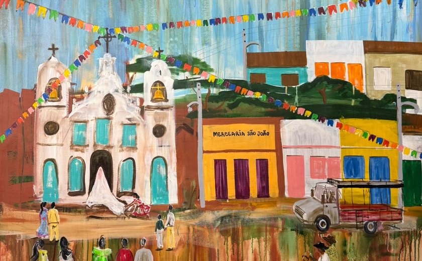 Exposição “Paisagens que Dançam, Folguedos e Tradições Alagoanas” apresenta pinturas e instalações de Simone Freitas no MUPA