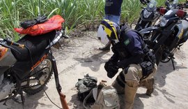 PRF apreende moto adulterada e prende três pessoas no interior de Alagoas