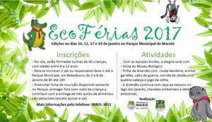 Inscrições para EcoFérias em Maceió terminam nesta sexta-feira (6)