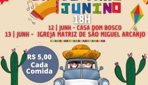 Casa Dom Bosco e Igreja Matriz de São Miguel Arcanjo terão drive-thru de comidas juninas