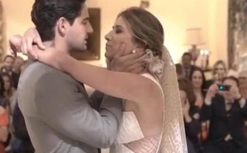 Rebeca Abravanel divulga vídeo do casamento secreto com Alexandre Pato
