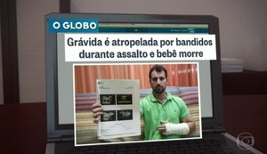 Grávida é atropelada e roubada por criminosos e perde bebê no Rio