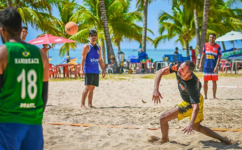 Maceió recebe Campeonato Sul-Centro Americano de Handebol de Praia neste domingo (10)