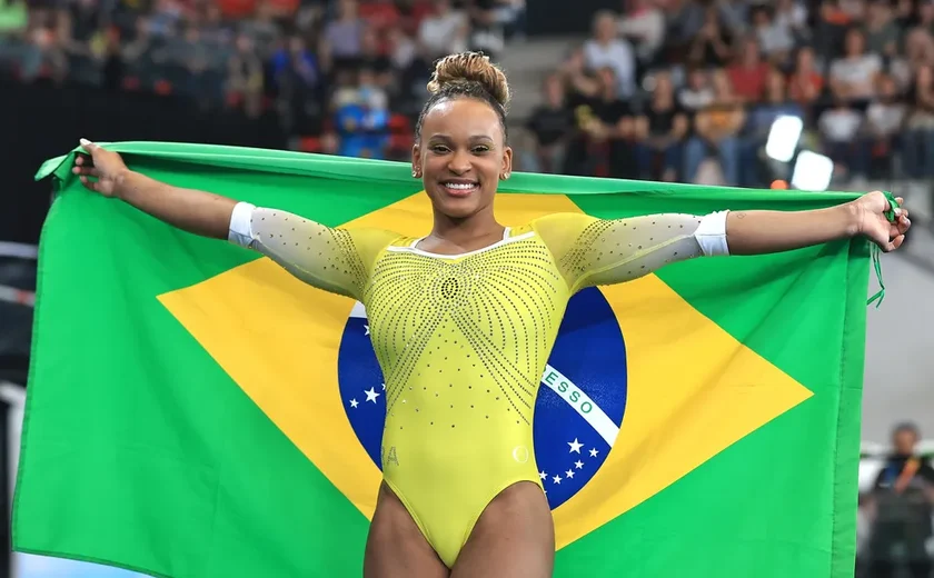 Rebeca Andrade fatura medalha de ouro no salto no Pan 2023