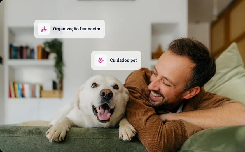 82% dos tutores brasileiros acreditam que os benefícios emocionais de ter um pet vale todo investimento financeiro, revela pesquisa Serasa