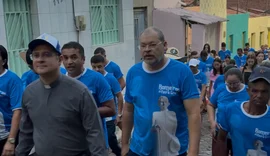 Romaria de Nossa Senhora das Candeias reúne mais de 600 fiéis de Feira Grande em Juazeiro do Norte