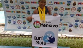 Atleta mirim faz segundo melhor tempo do país em campeonato de natação