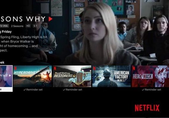 Netflix libera aba com lançamentos em aplicativo para televisão