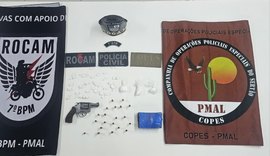PM/AL apreende armas e drogas durante operações integradas no Sertão