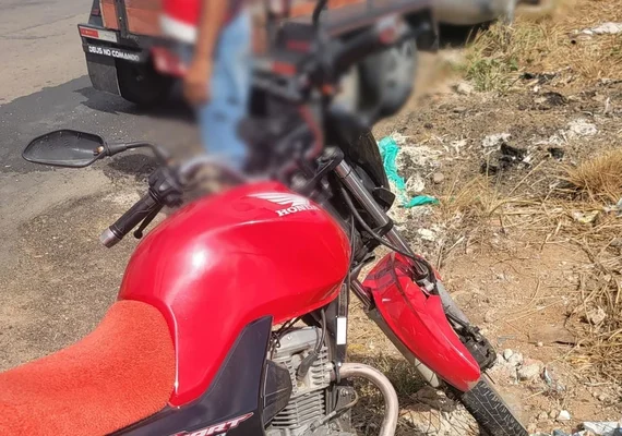 Motociclista fica ferido após colisão na AL-115, em Arapiraca