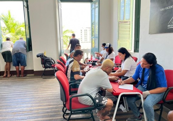 Saúde realiza ação para público em vulnerabilidade social na Casa de Ranquines