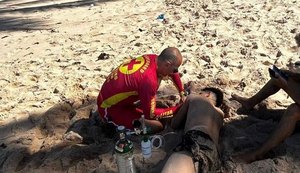 Bombeiros resgatam banhista vítima de afogamento em Cruz das Almas