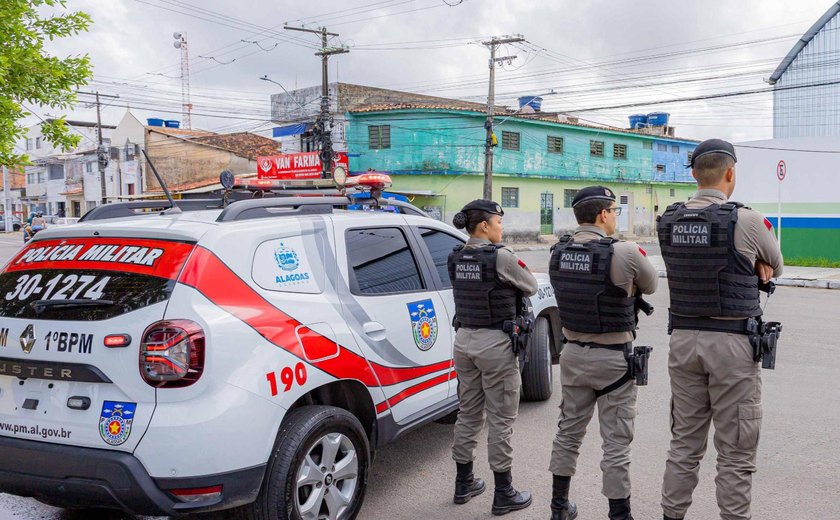 Alagoas reduz quase 81% dos crimes violentos na Semana Santa, melhor resultado da série histórica