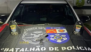 PM/AL apreende 32 armas de fogo e quase 25 quilos de drogas na última semana