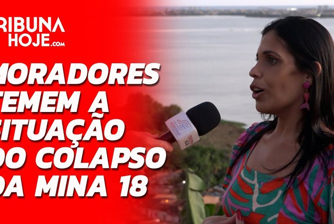 Moradores temem situação da mina 18 após colapso