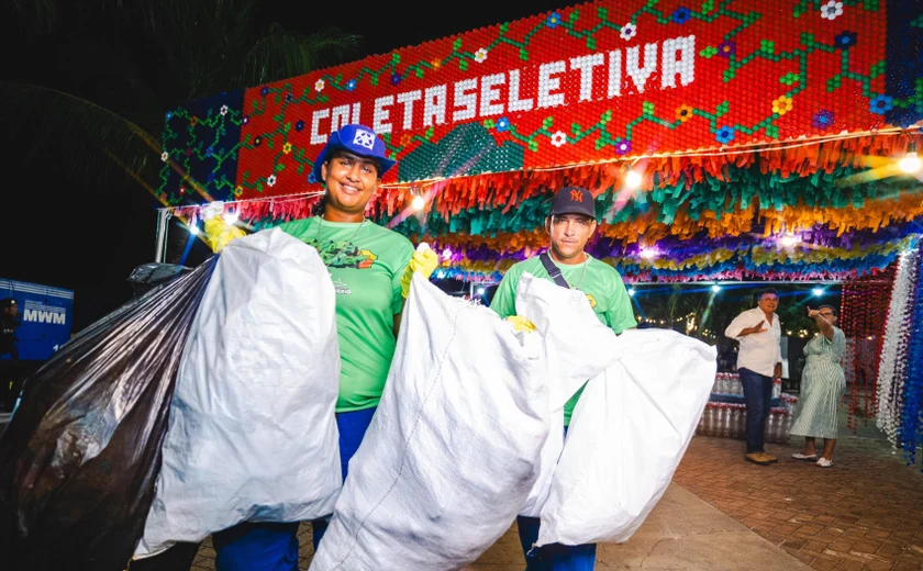 Mais de 1.600 quilos de recicláveis foram coletados em três dias do Verão Massayó