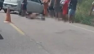 Homem morre e outro fica ferido em colisão entre carro e moto na AL-220, em Olho D'Água do Casado