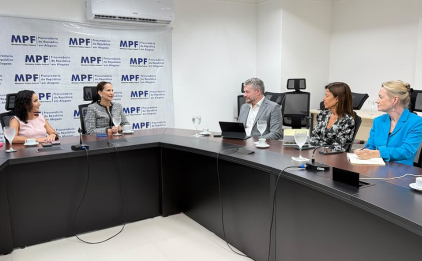 MPF recebe representantes do UNOPS em agenda sobre parceria em Maceió