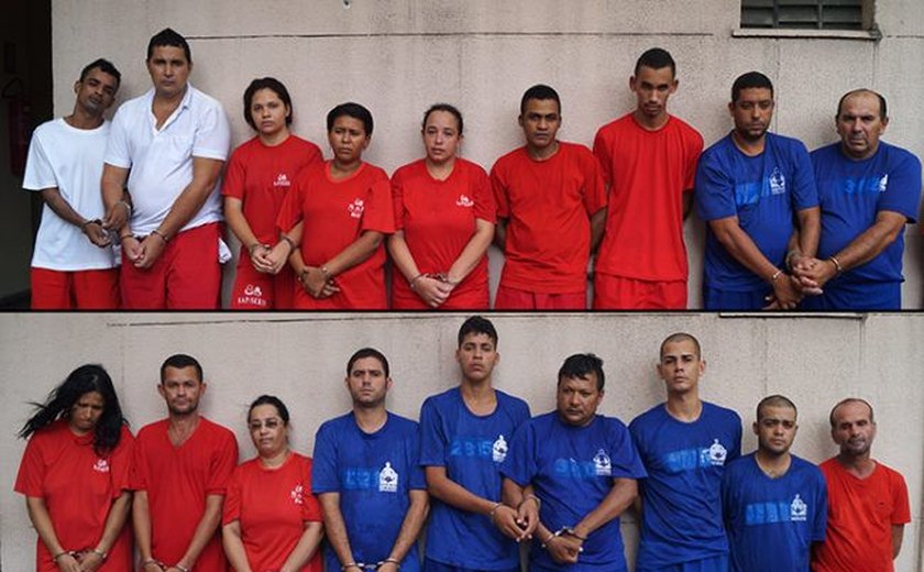 SSP apresenta mais de 30 presos em operação em Maceió e cidades do interior