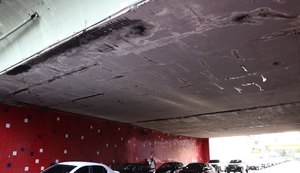 Viaduto da Avenida Leste-Oeste pode ser interditado