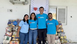 Instituto que fornece atendimentos médicos gratuitos recebe doação do Alagoas Sem Fome