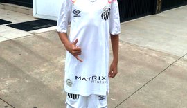 Alagoano Neymarzinho, de 11 anos, troca de clube e deixa o Santos