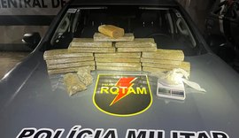 PM apreende quase 15 quilos de drogas na Levada