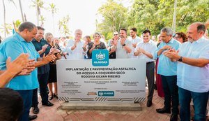 Paulo Dantas inaugura obras importantes para o desenvolvimento urbano de Coqueiro Seco