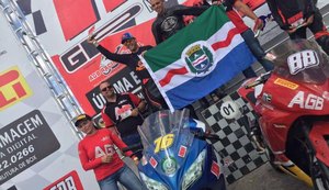 Alagoanos ficam em 1º lugar por equipe em campeonato de motovelocidade