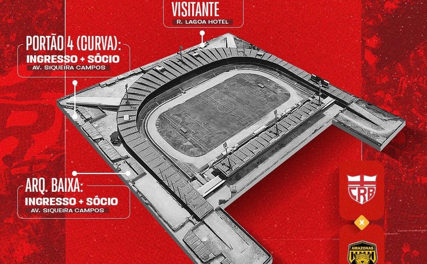 CRB começa a vender ingressos para jogo contra o Amazonas