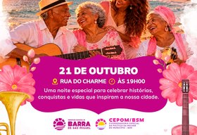 Barra de São Miguel lança serenata mensal em homenagem a mulheres e idosos