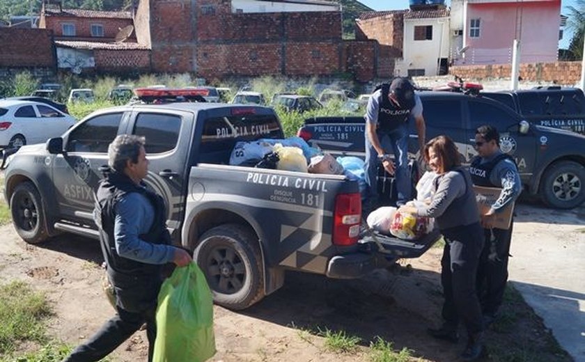 Policiais civis concluem entrega de donativos para vítimas da chuva em Alagoas