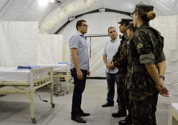Secretário de saúde realiza vista técnica ao Hospital de Campanha