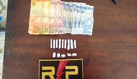 3º BPM apreende suspeito de tráfico de drogas em Arapiraca