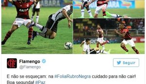 Flamengo ironiza Vasco nas redes sociais; dirigente alfineta o Flu