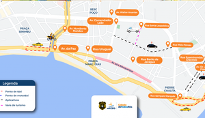 Confira o esquema para táxis, mototáxis, transportes turísticos e de aplicativos no São João do Jaraguá