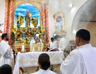 Arcebispo de Maceió participa de festa de encerramento de São José Operário em Fernão Velho