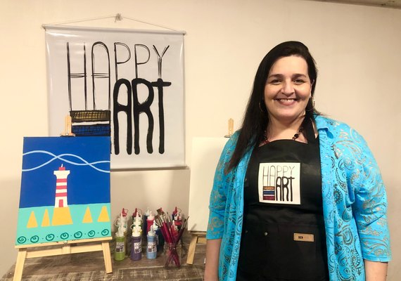 Cores de Frida Kahlo viram referência para oficinas de pintura em tela