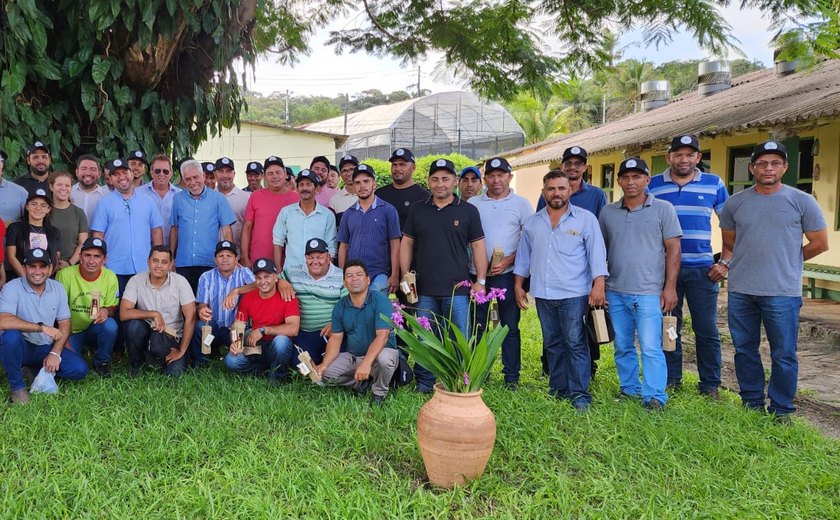 Membros de associações rurais de Viçosa/AL visitam Pindorama para conhecer os benefícios do WDG