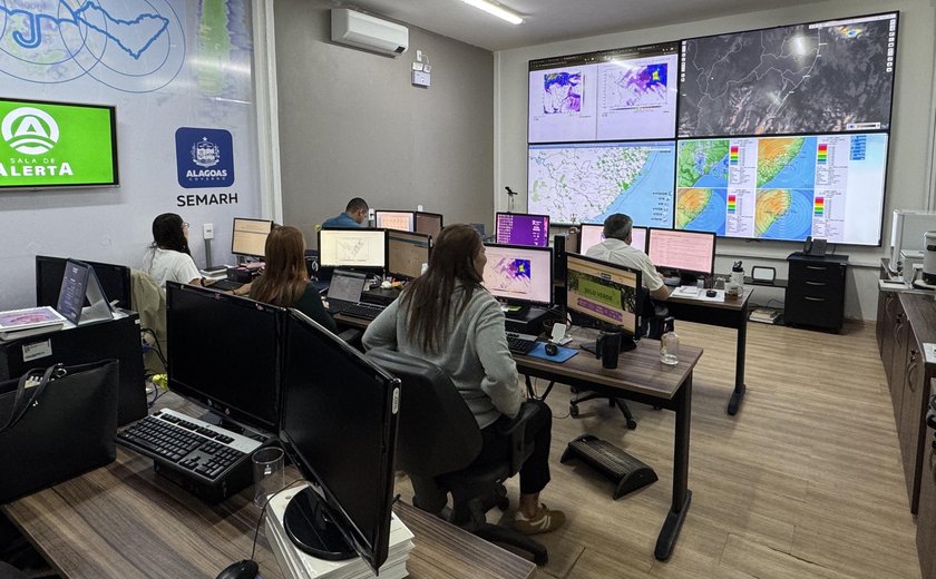 Instabilidade avança do oceano e traz chuva para Alagoas