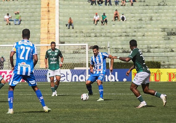 CSA empata com o Guarani em Campinas e deixa a zona de rebaixamento da Série B