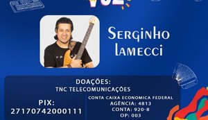 Serginho Lamecci  promove live neste sábado (24), com sucessos da sua carreira