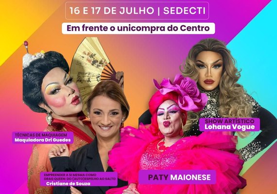 Paty Maionese promove workshop gratuito em celebração ao Dia Internacional da Drag Queen