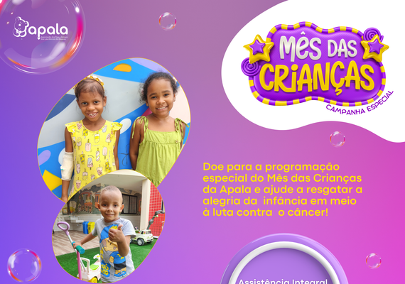 Apala faz arrecadação para festa de crianças em tratamento oncológico