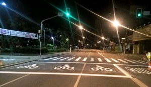 SMTT implanta área de segurança para motociclistas na Avenida Fernandes Lima