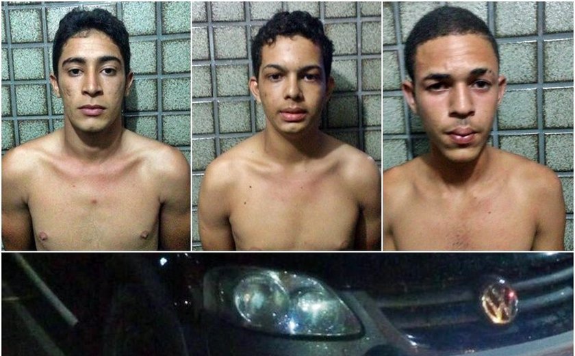 Jovens são presos em Campo Alegre acusados de assaltos