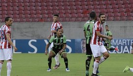 América-MG e Náutico ficam no 0 a 0 em jogo de poucas chances