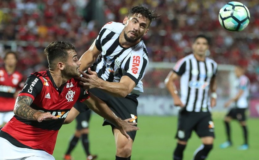 Santos derrota Flamengo no RJ e se garante na fase de grupos da Libertadores